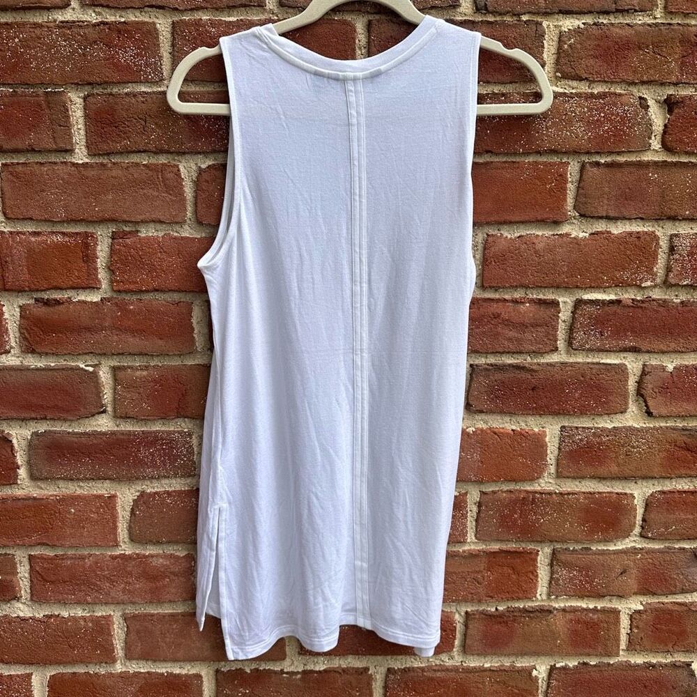 Athleta Womens Threadlight Split Side Tank Top Wh… - image 5